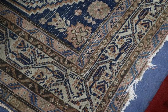 A Persian Hattchi style cream ground rug, 6ft 5in. x 4ft 3in.